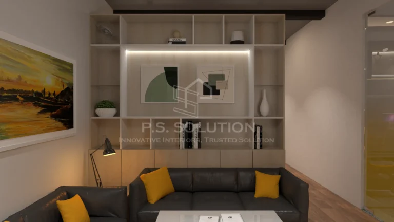 Modern office with stylish decor